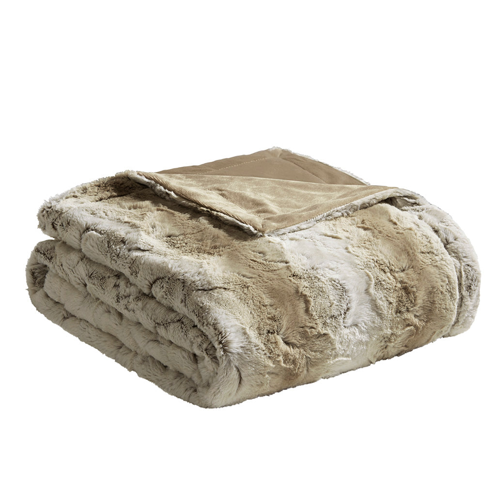 Oversized Faux Fur Throw