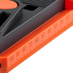 Pocket Hole Jig Kit, 1/2 to 1-1/2 in Adjustable, Mini Jig Pocket Hole System with Step Drill, Hex Wrench, Drill Stop Ring, Square Drive Bit, and Screws, Reinforced Nylon Frame, for Woodworking