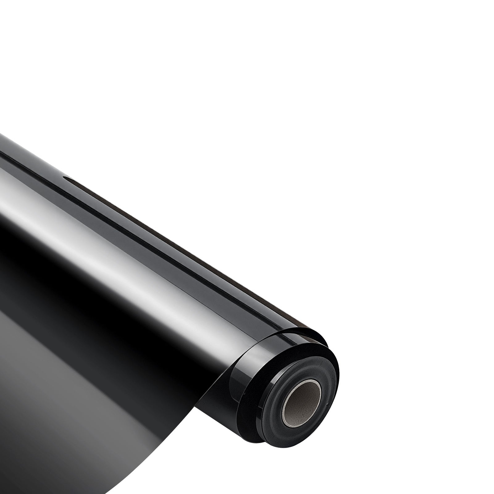 Heat Transfer Vinyl HTV Iron on Vinyl Roll 12 in x 25 ft Glossy Black