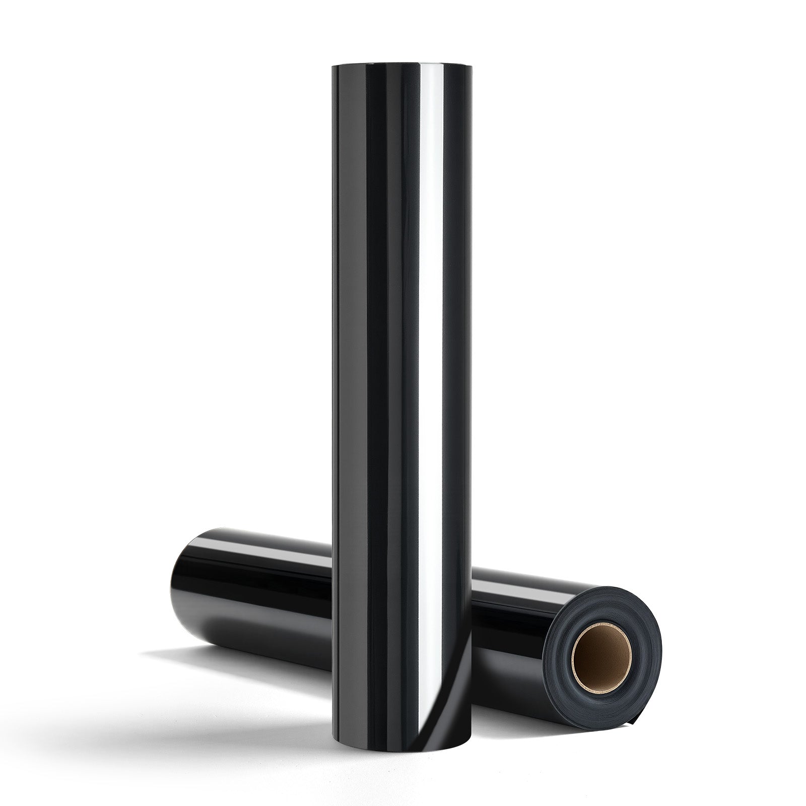 Heat Transfer Vinyl HTV Iron on Vinyl Roll 12 in x 25 ft Glossy Black
