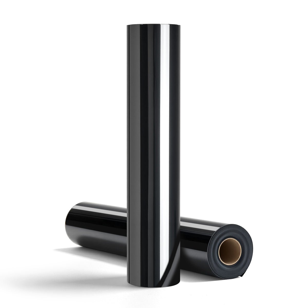 Heat Transfer Vinyl HTV Iron on Vinyl Roll 12 in x 25 ft Glossy Black