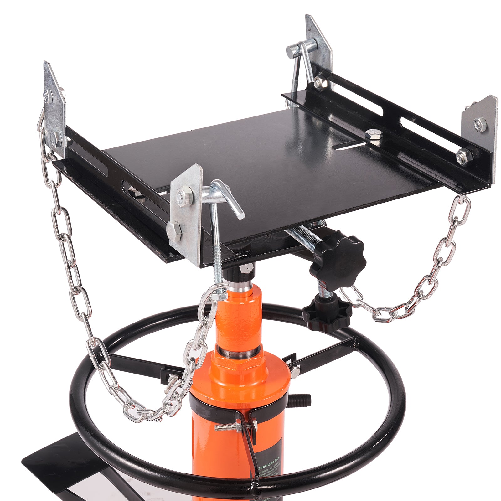 Hydraulic Transmission Jack 1322 lbs 360° Swivel Wheels For Car Lift