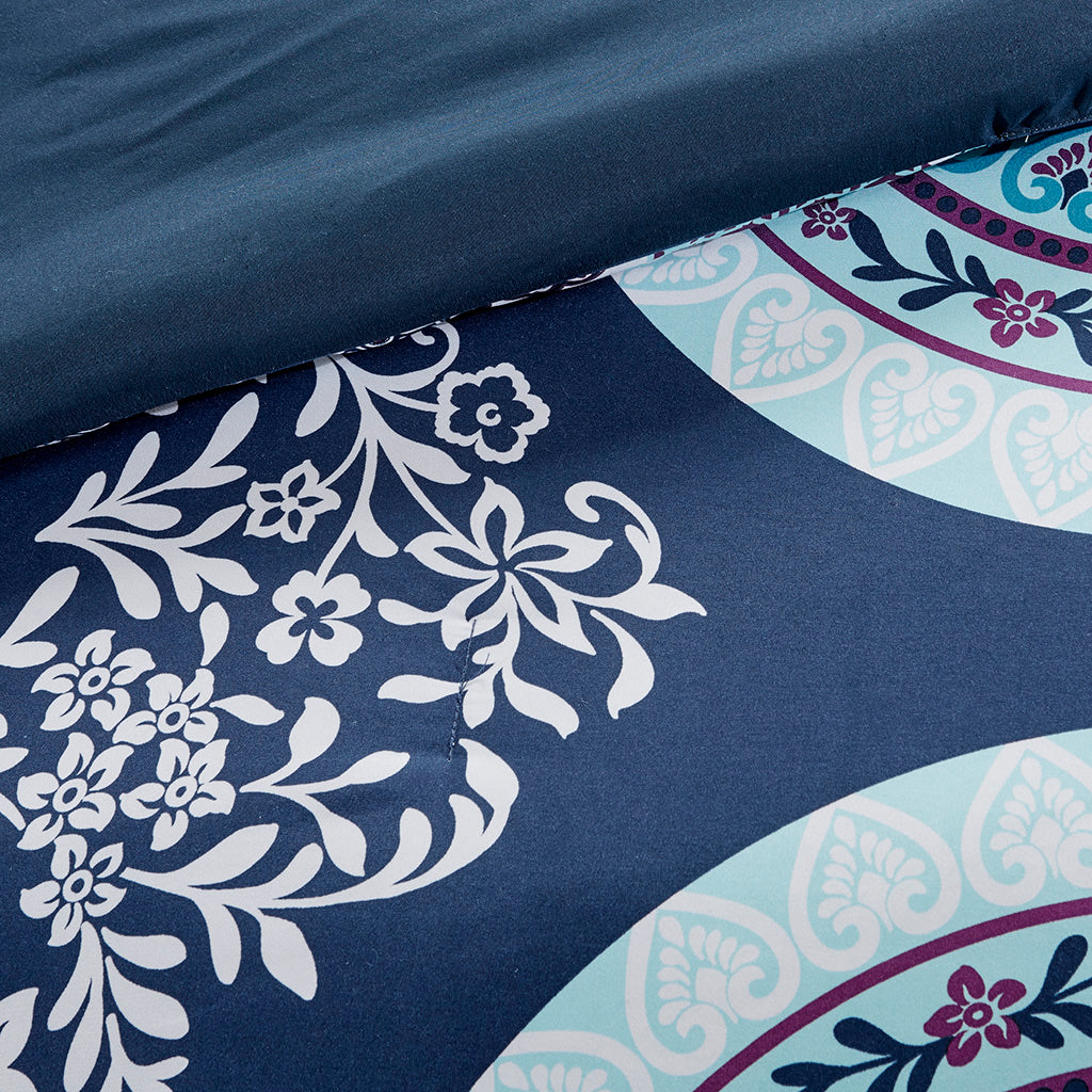 Queen Boho Comforter Set with Bed Sheets