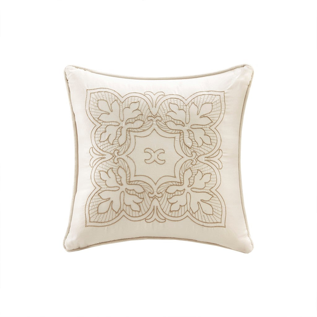 6 Piece Reversible Scalloped Edge Daybed Cover Set Cream Daybed