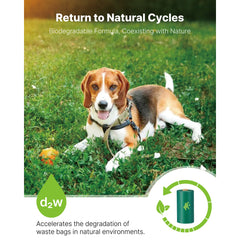 Thick Dog Poop Bags 270PCS Unscented Biodegradable Pet Waste Bags Refill Rolls