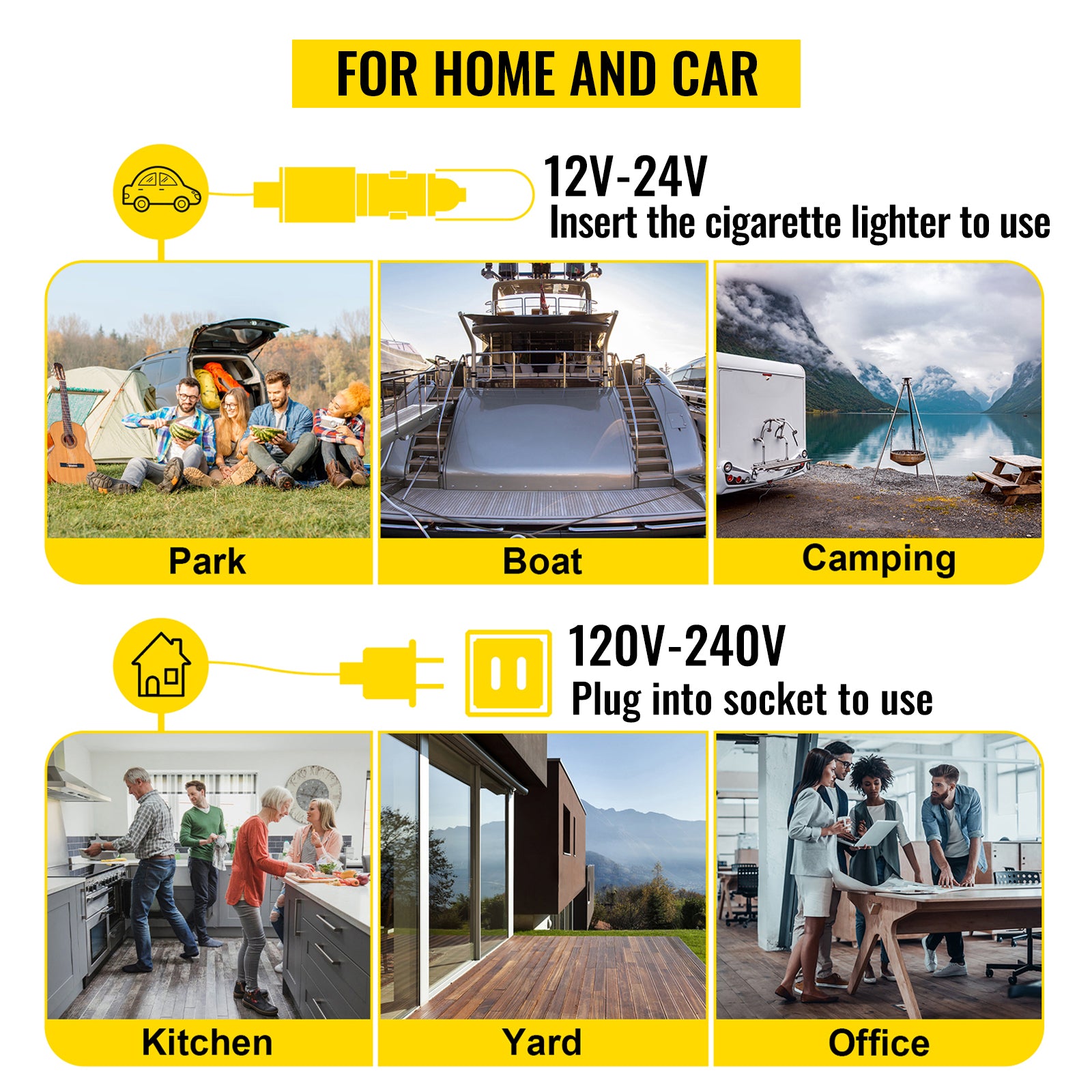 12 Volt Refrigerator 10 Qt, Portable Mini Freezer (-4℉~68℉) W/APP Control Car Compressor Fridge Cooler 12V/24V DC and 110-220V AC For Camping, Road Trip, Travel, Outdoor and Home