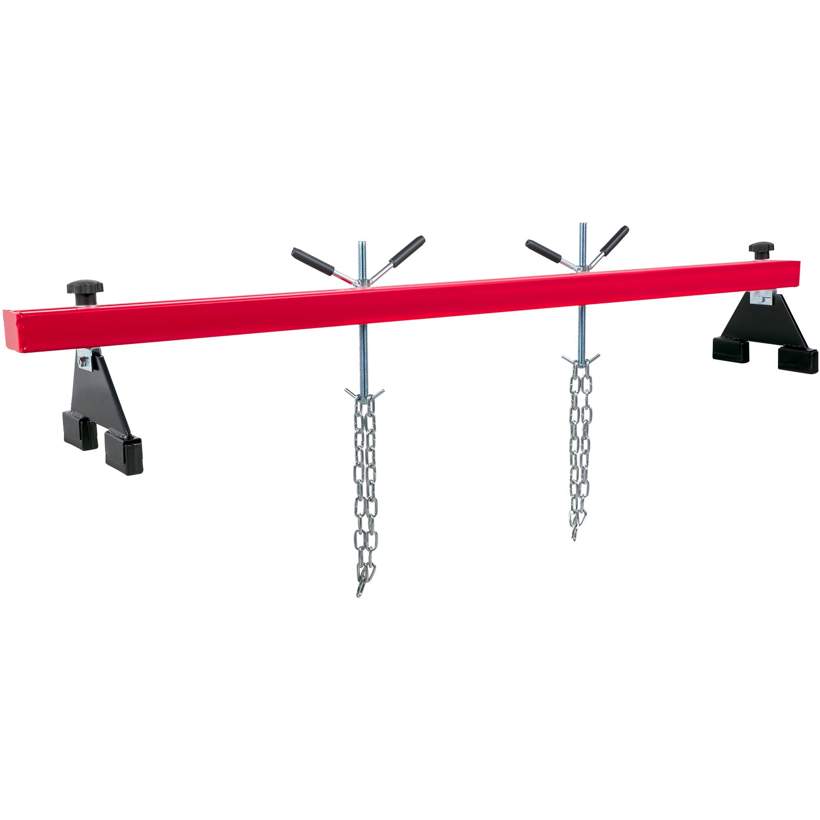 Engine Support Bar 1100 Lbs Capacity Engine Transverse Bar Engine Hoist 2 Point Lift Holder Hoist Dual Hooks, Engine Hoist Keeps Engine Stable for Home Garages & Auto Repair Shop