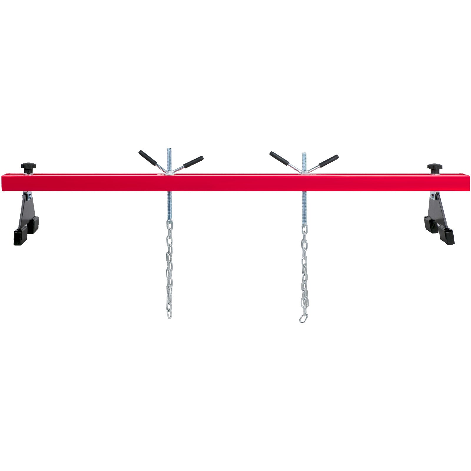 Engine Support Bar 1100 Lbs Capacity Engine Transverse Bar Engine Hoist 2 Point Lift Holder Hoist Dual Hooks, Engine Hoist Keeps Engine Stable for Home Garages & Auto Repair Shop