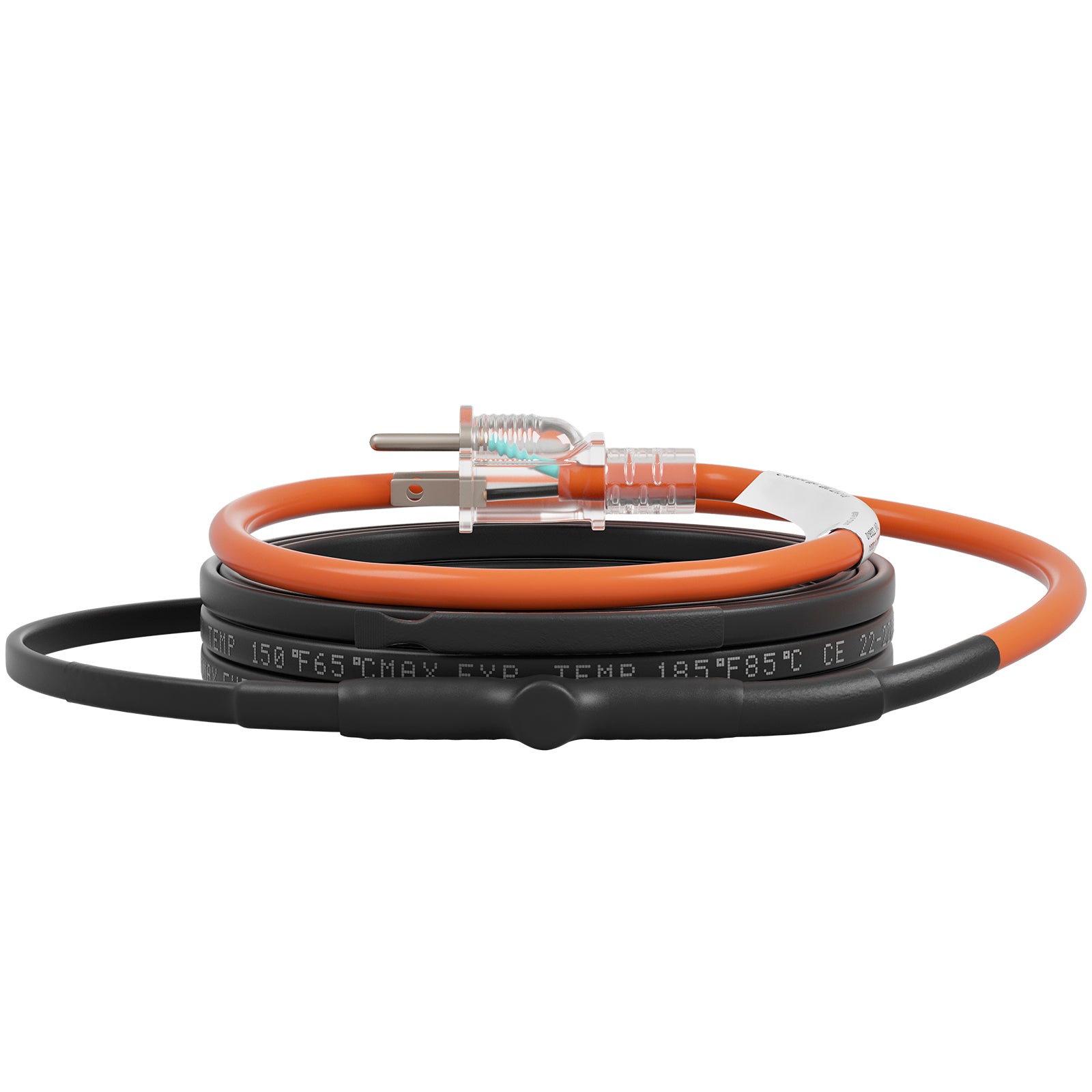 Self-Regulating Pipe Heating Cable, 18-feet 5W/ft Heat Tape for Pipes Freeze Protection, Protects PVC Hose, Metal and Plastic Pipe from Freezing, 120V