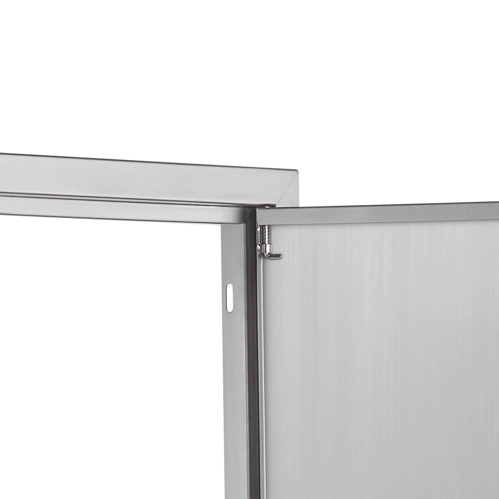 BBQ Access Door, 31W x 24H Inch Double Outdoor Kitchen Door, Stainless Steel Flush Mount Door, Wall Vertical Door with Recessed Handles , for BBQ Island, Grilling Station, Outside Cabinet