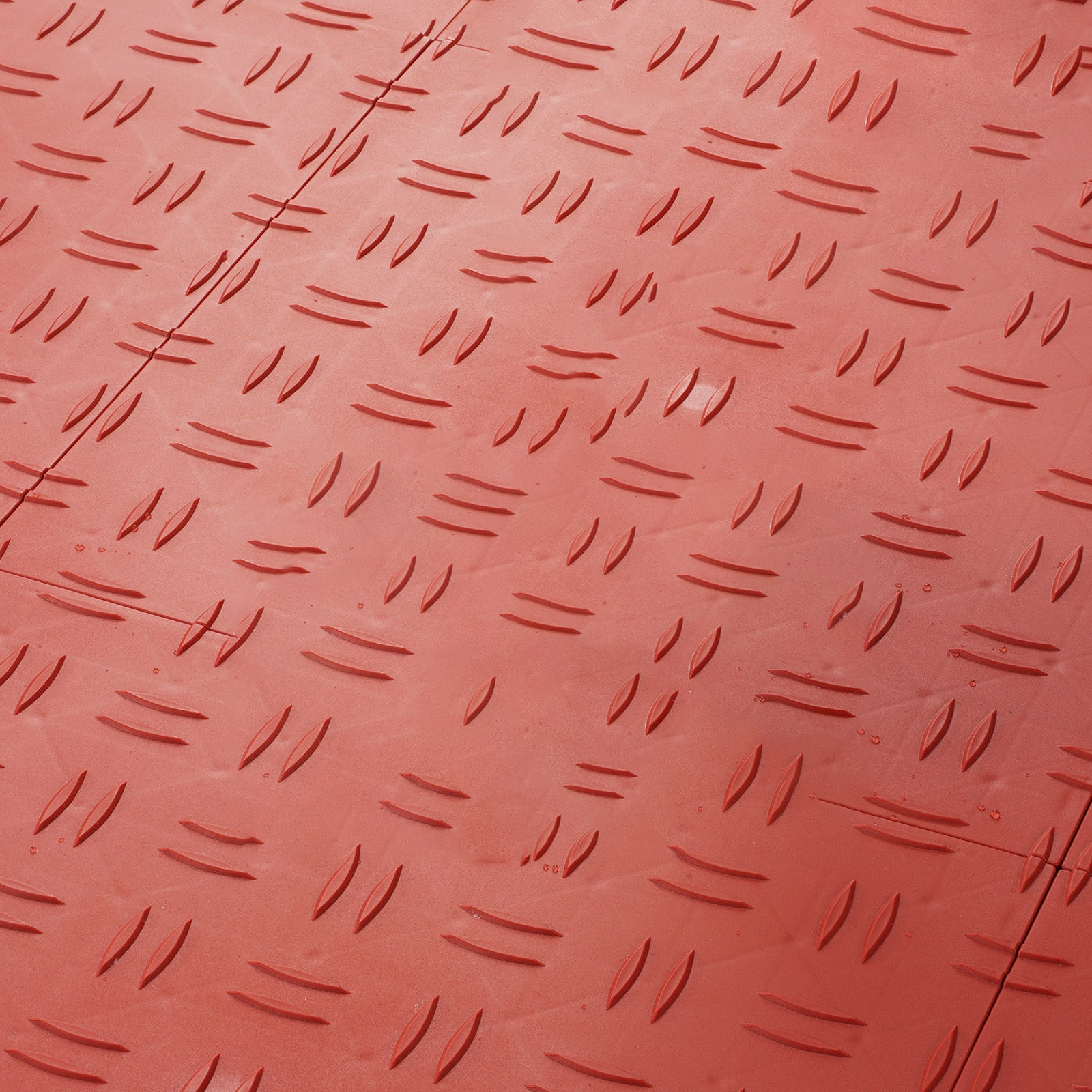 Garage Tiles Interlocking, 12 x 12 x 0.53 inch 50 Pack Garage Floor Covering Tiles, Non-Slip Double-Sided Texture Garage Flooring Tiles, for Garages, Basements, Repair Shops, Red