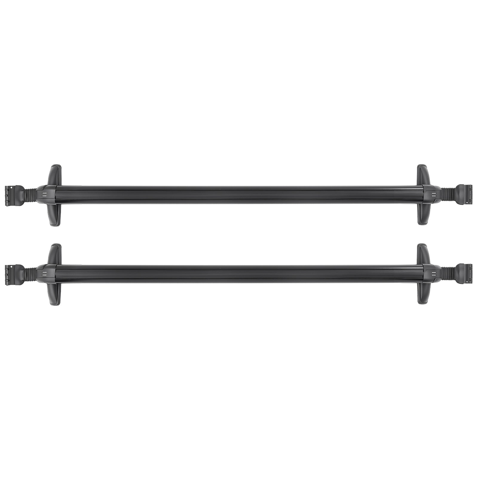 Lockable Roof Rack Cross Bars 165 LBS Capacity Universal Fit for Naked Roofs