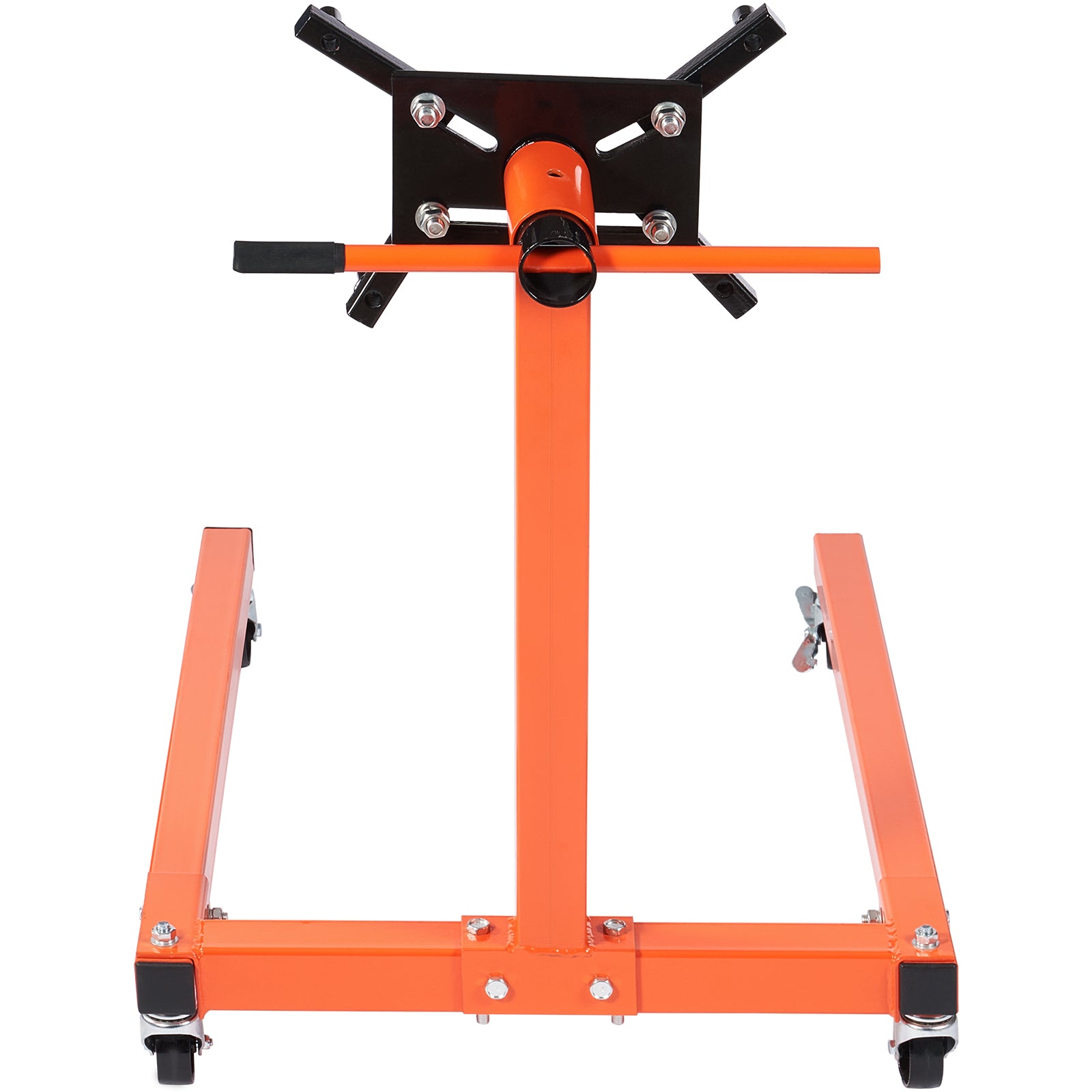 Engine Stand, 1300 lbs (3/5 Ton) Rotating Engine Motor Stand with 360 Degree Adjustable Head, Cast Iron Motor Hoist Dolly, 4-Caster, 4 Adjustable Arms, for Vehicle Maintenance, Auto Repair