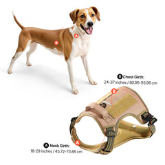 Dog Harness for Large Dogs No Pull Tactical Dog Harness Adjustable Pet Vest