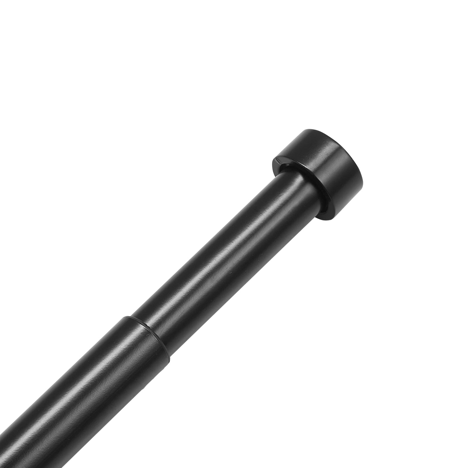 1 Inch Double Curtain Rods 74 to 144 Inches(6-12ft), Drapery Rods for Windows 69 to 140 Inches, Telescoping Dual Curtain Rod with Round Finials, Black