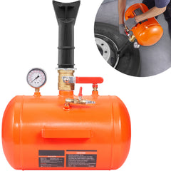 Tire Bead Blaster, 5 Gallon/19L Capacity, Includes Pressure Gauge & Handle, 145 PSI Max Inflation Tank, Operates Between 85-116 PSI for Cars, Trucks, and ATVs