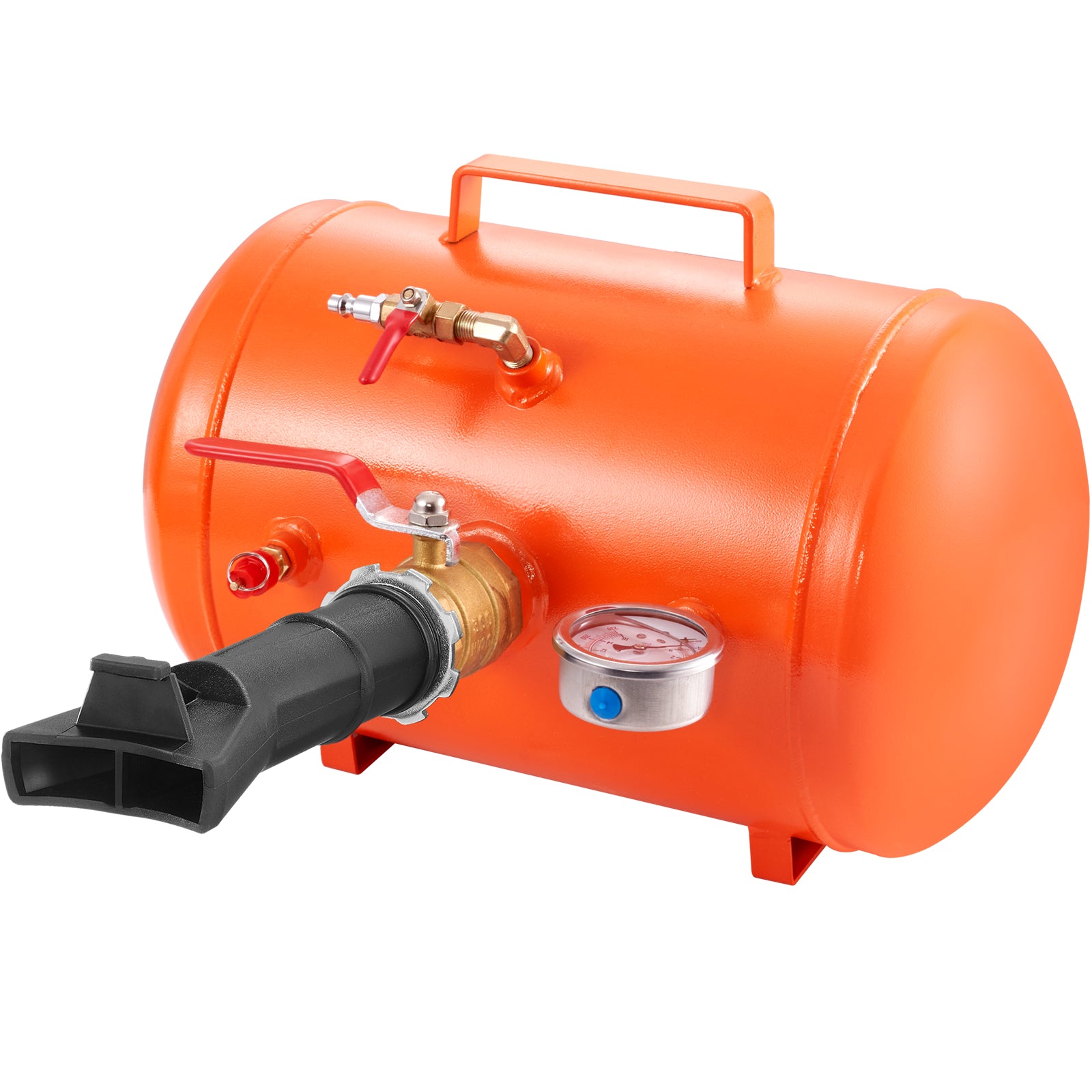 Tire Bead Blaster, 5 Gallon/19L Capacity, Includes Pressure Gauge & Handle, 145 PSI Max Inflation Tank, Operates Between 85-116 PSI for Cars, Trucks, and ATVs