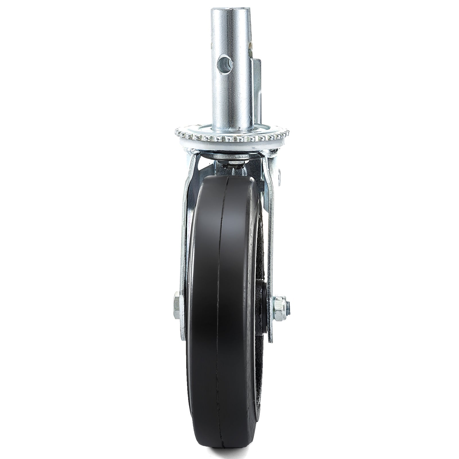 4 Pack Scaffolding Caster Wheels 8 x 2 Inch with Dual Locking Rubber Swivel Caster 360 Degrees Heavy Duty Casters 1100LBS Capacity per Wheel