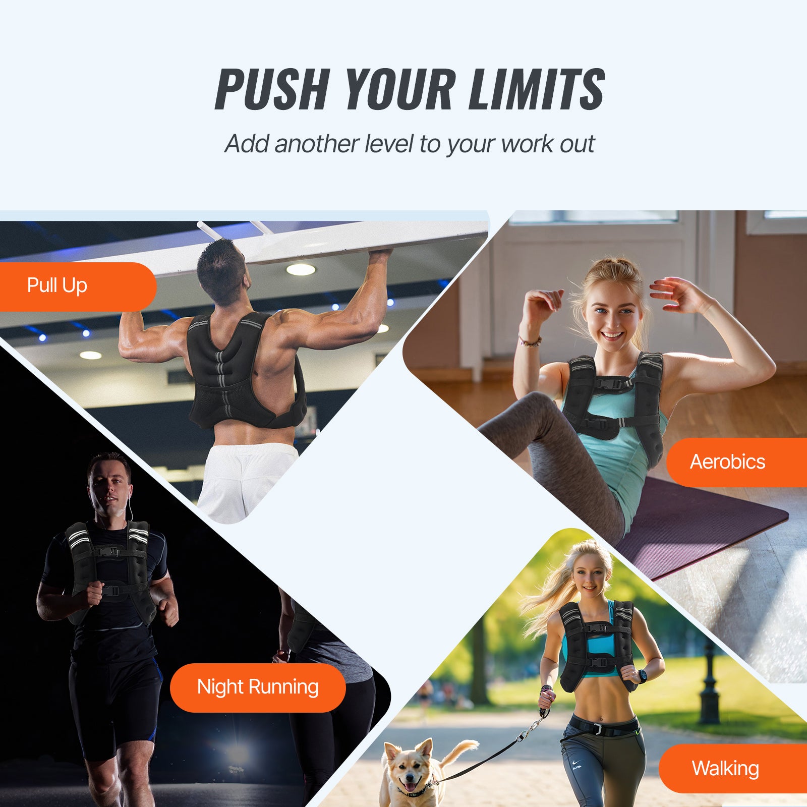 20lb Weighted Vest for Men Women Workout Equipment for Strength Training