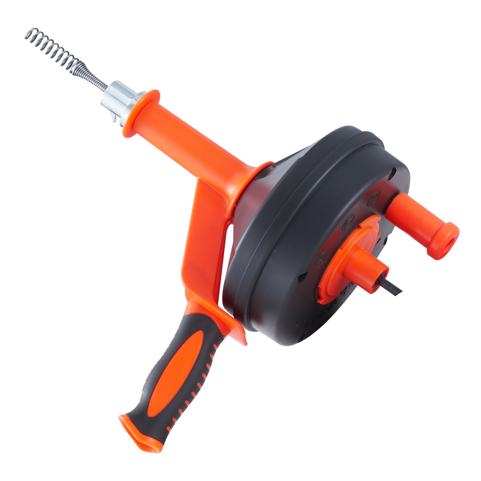 Drain Auger 25Ft, Plumbing Snake with Drill Attachment, Plumbers Snake Drain Clog Remover for Kitchen Bathroom Shower Sink with Protective Hose and Gloves