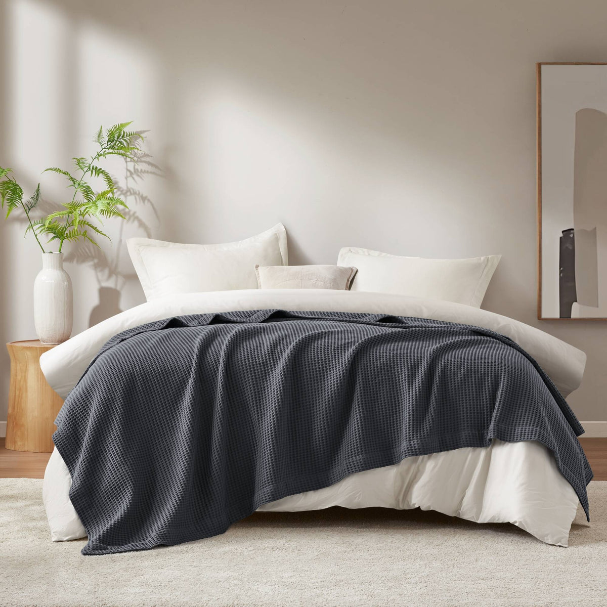 1PC Full/Queen Cotton Blanket