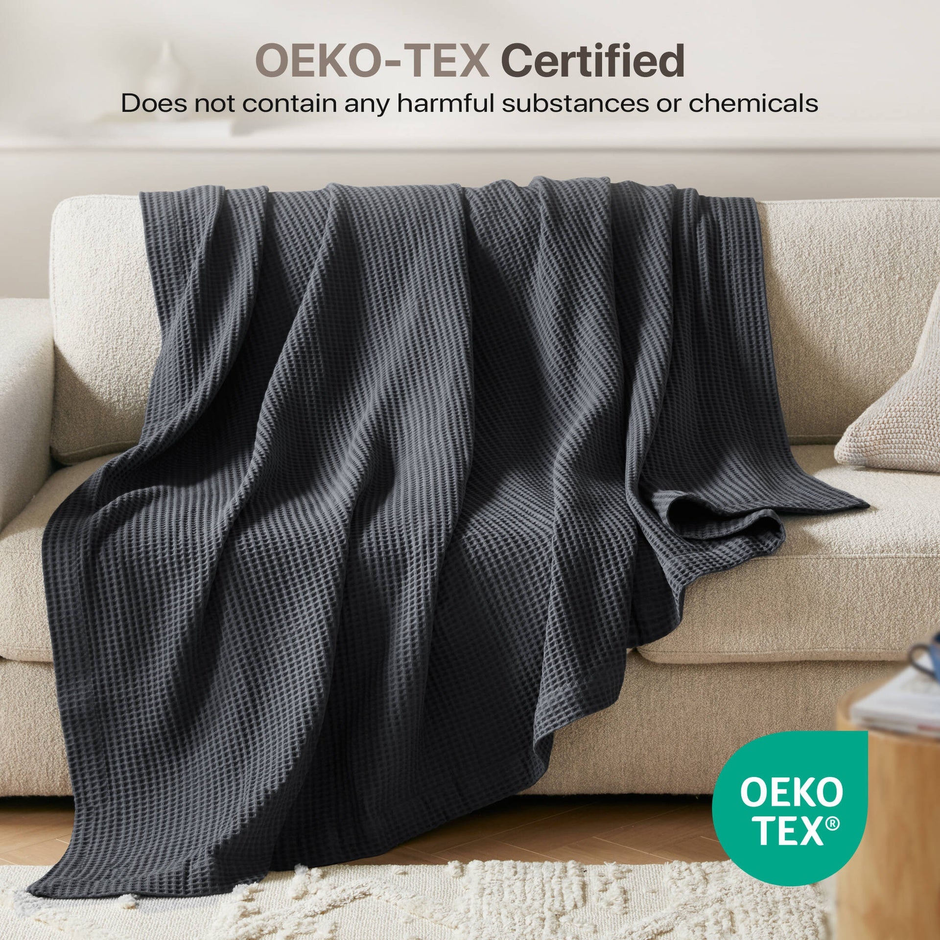 1PC Full/Queen Cotton Blanket