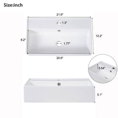 21.6" Bathroom vanity-Sink