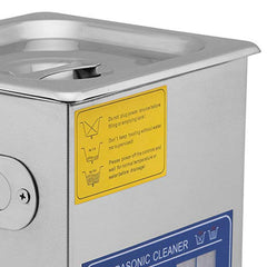 Ultrasonic Cleaner 2L Digital Ultrasonic Parts Cleaner with Timer 40kHz Professional 304 Stainless Steel Ultrasonic Cleaner 110V for Jewelry Watch Glasses Diamond Eyeglass Small Parts Cleaning
