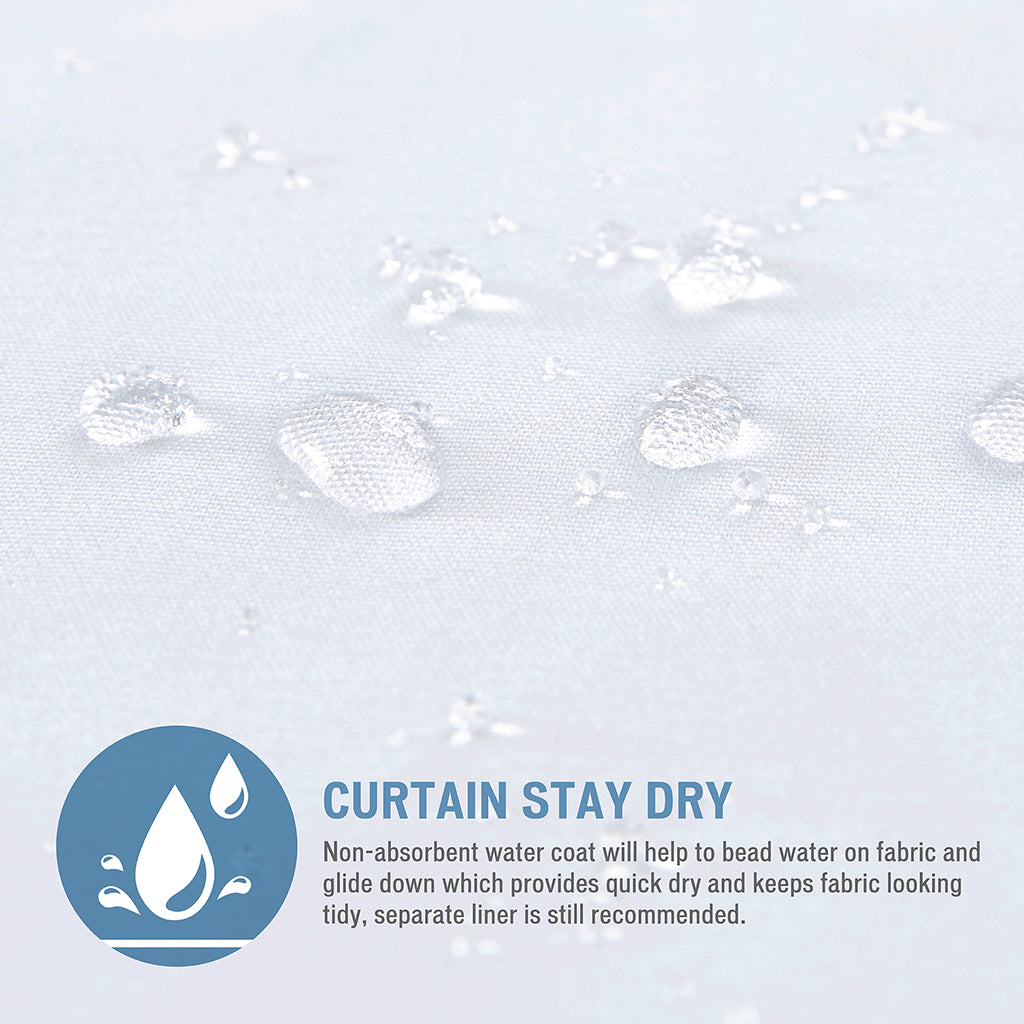 Burnout Printed Shower Curtain Grey 72x72"