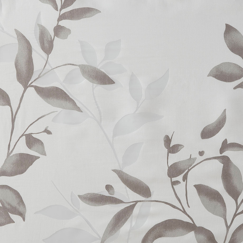 Burnout Printed Shower Curtain Grey 72x72"