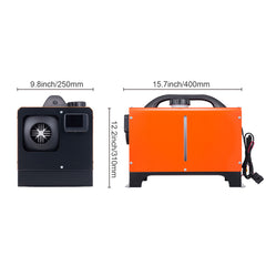 Diesel Air Heater All-in-one 12V 5KW LCD Remote Control for Car RV Indoors