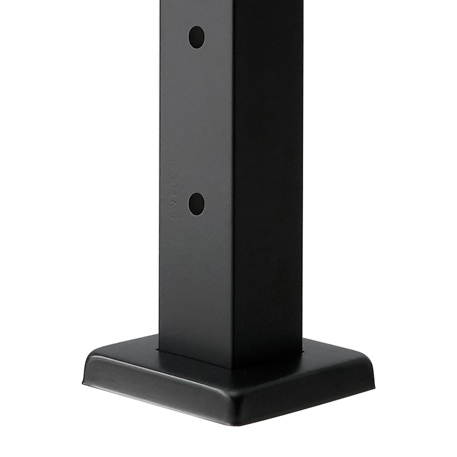 Cable Railing Post, 42x2x2 Inch Level Deck Stair Posts, 1-Pack Stainless Steel Cable Handrail Post, Pre-Drilled Pickets with Mounting Bracket Stair Railing Kit, Black, 1JZLGZXHS106AWJO6001V0