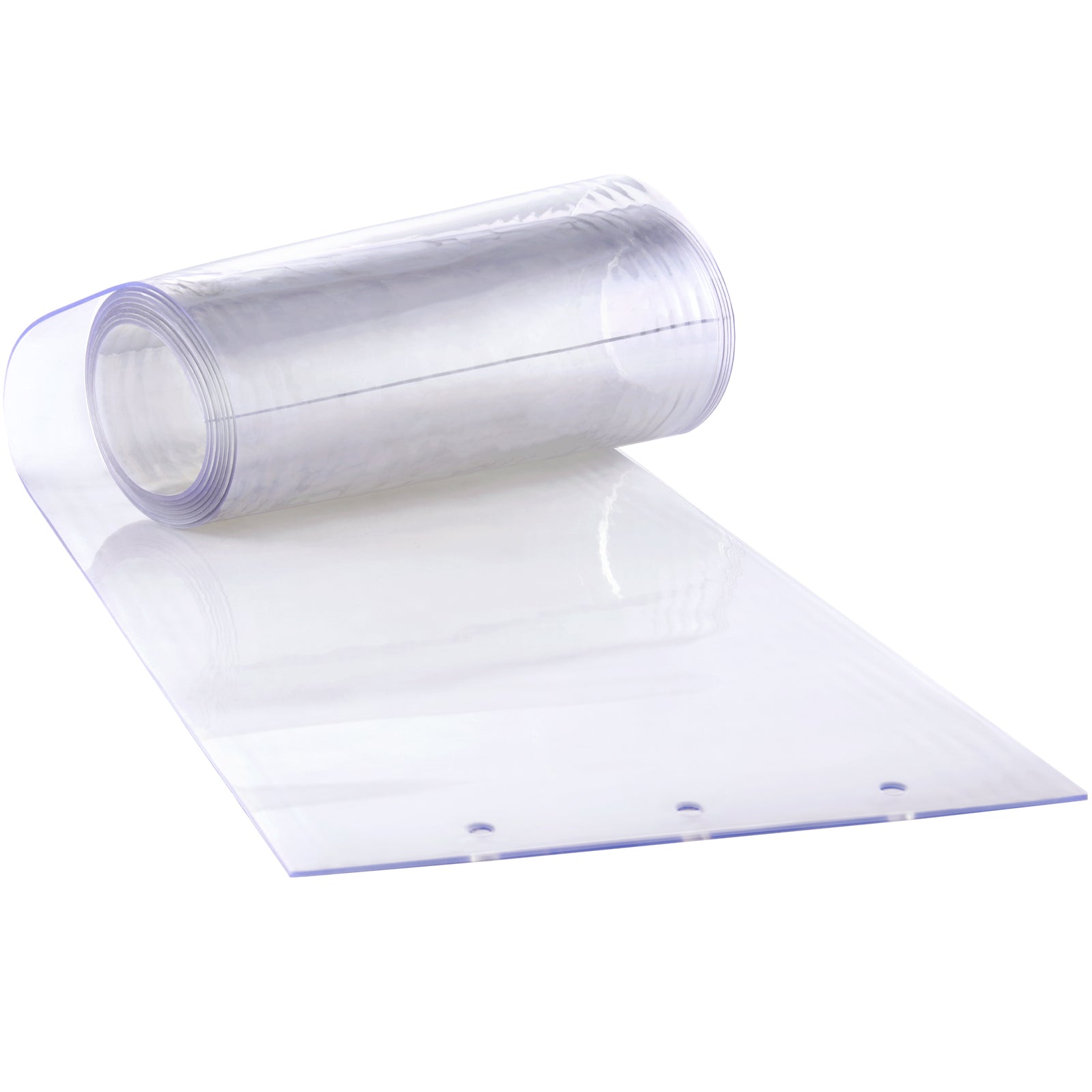 Strip Curtain, 84" Height x 38" Width, 0.08" Thickness, 6PCS Clear PVC Strip Door Curtain, Freezer Curtain, Plastic Door Strips for Walk in Freezers, Coolers & Warehouse Doors, with 50% Overlap