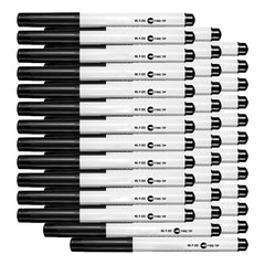 Dry Erase Markers 36 Count Black Whiteboard Markers Fine Tip Low Odor