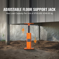 2PCS Adjustable Floor Jack Post House Floor Leveling Lift 12"-16" Height