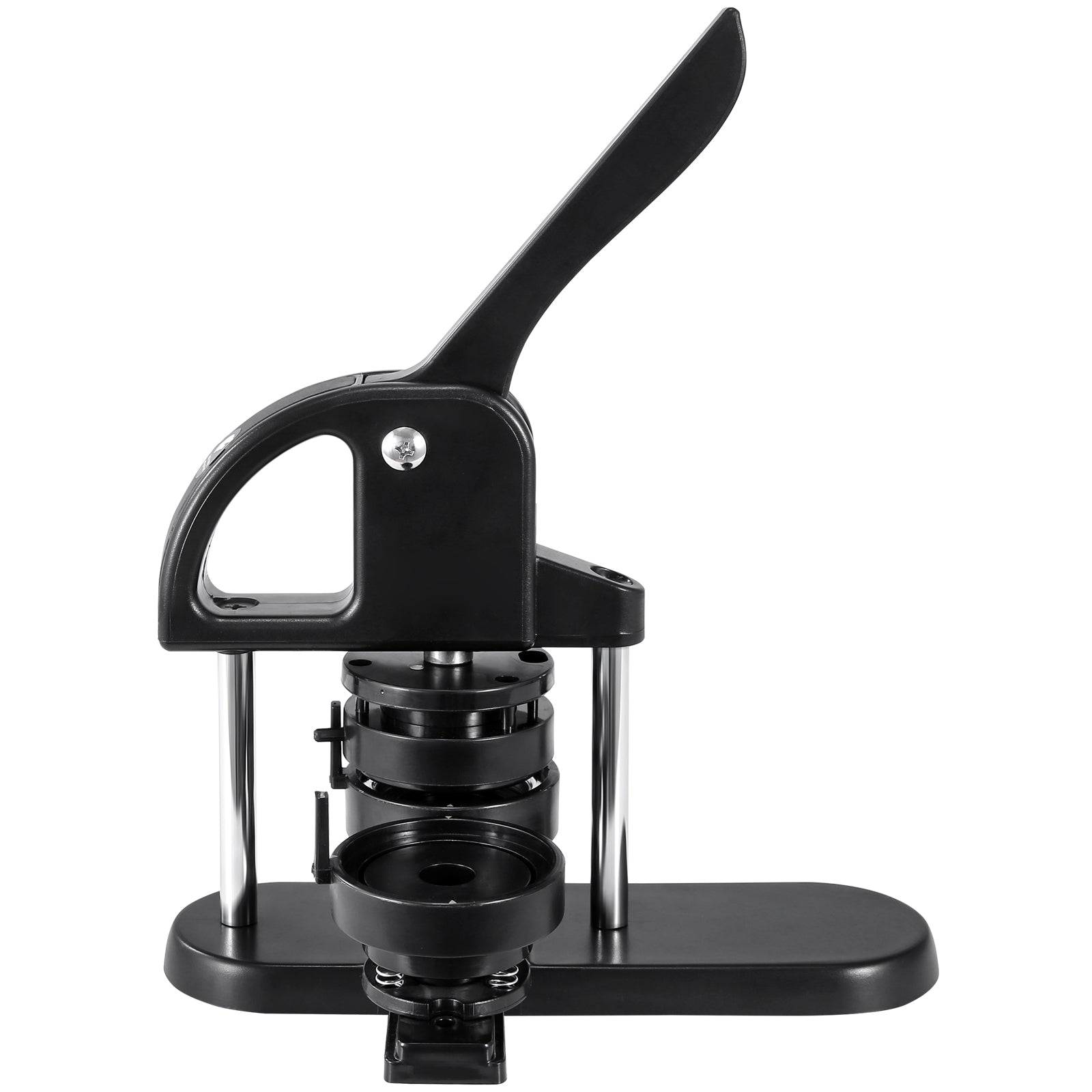 Button Maker, 1/1.25/2.28 inch(25/32/58mm) 3-IN-1 Pin Maker, with 300pcs Button Parts, Button Maker Machine with Panda Magic Book, Ergonomic Arc Handle Punch Press Kit, For Children DIY Gifts