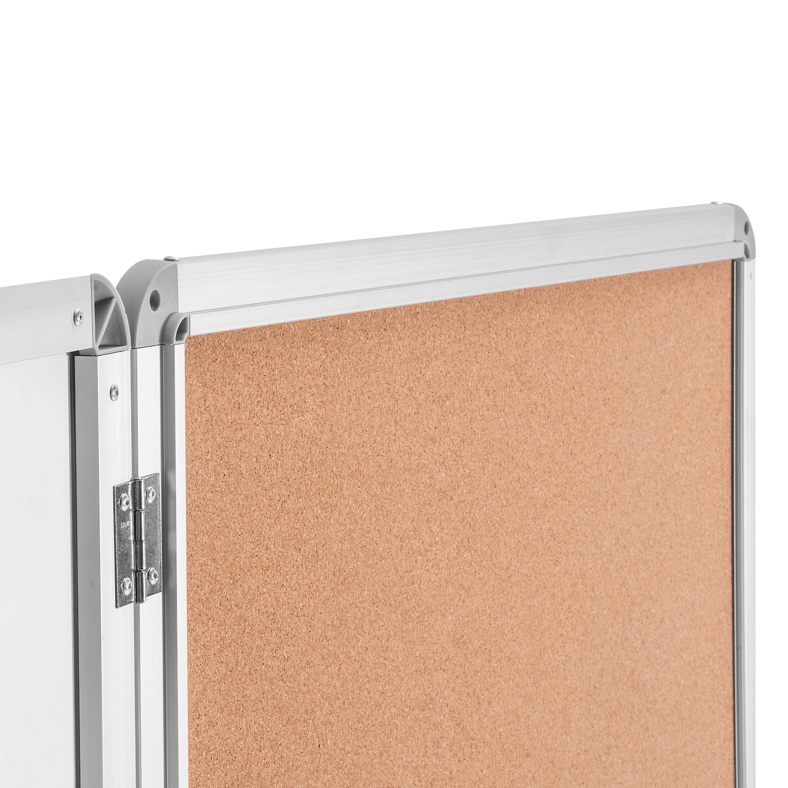 36"x24" Enclosed Cork Board with Aluminum Frame – Lockable Bulletin Board with Acrylic Door & 2 Keys – Weather-Resistant Wall Display Case for School, Home, Office