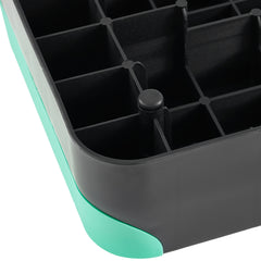 Aerobic Exercise Step Platform Height Adjustable Workout Stepper 4 Riser Green