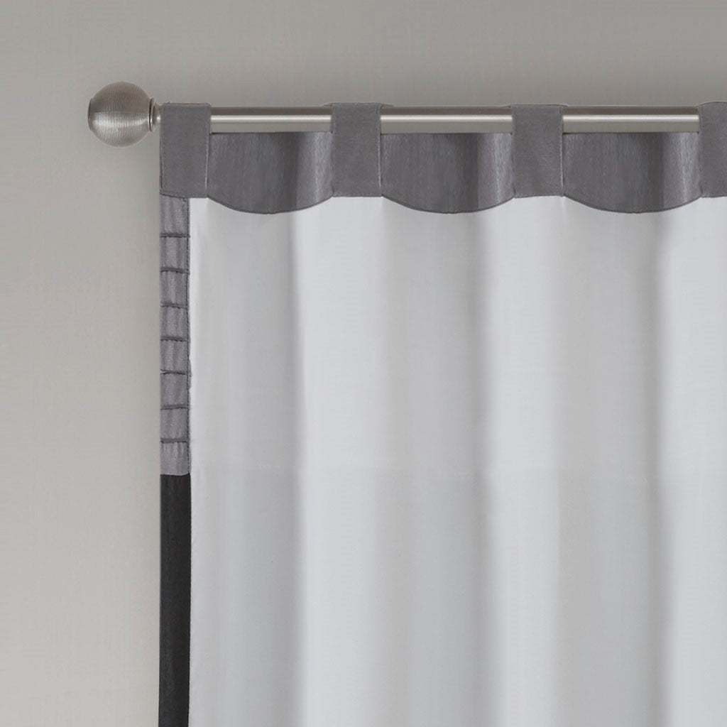 Polyoni Pintuck Curtain Panel(Only 1 Pc Panel)