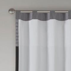 Polyoni Pintuck Curtain Panel(Only 1 Pc Panel)