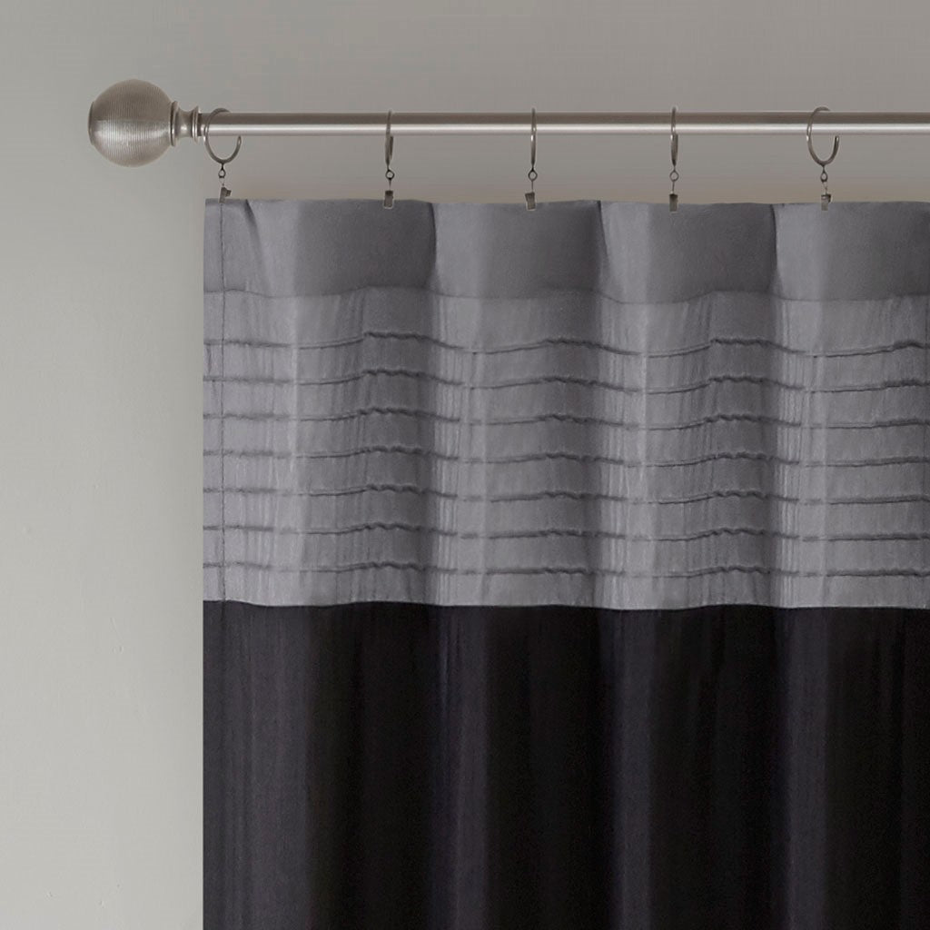 Polyoni Pintuck Curtain Panel(Only 1 Pc Panel)