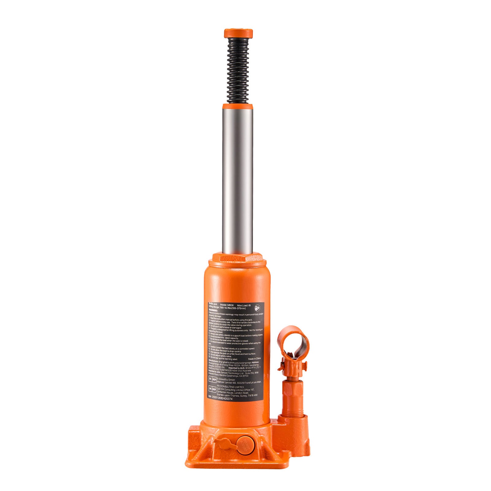 Hydraulic Bottle Jack High Lift Jack 6 Ton (13227.6 lbs) Car Auto Repair