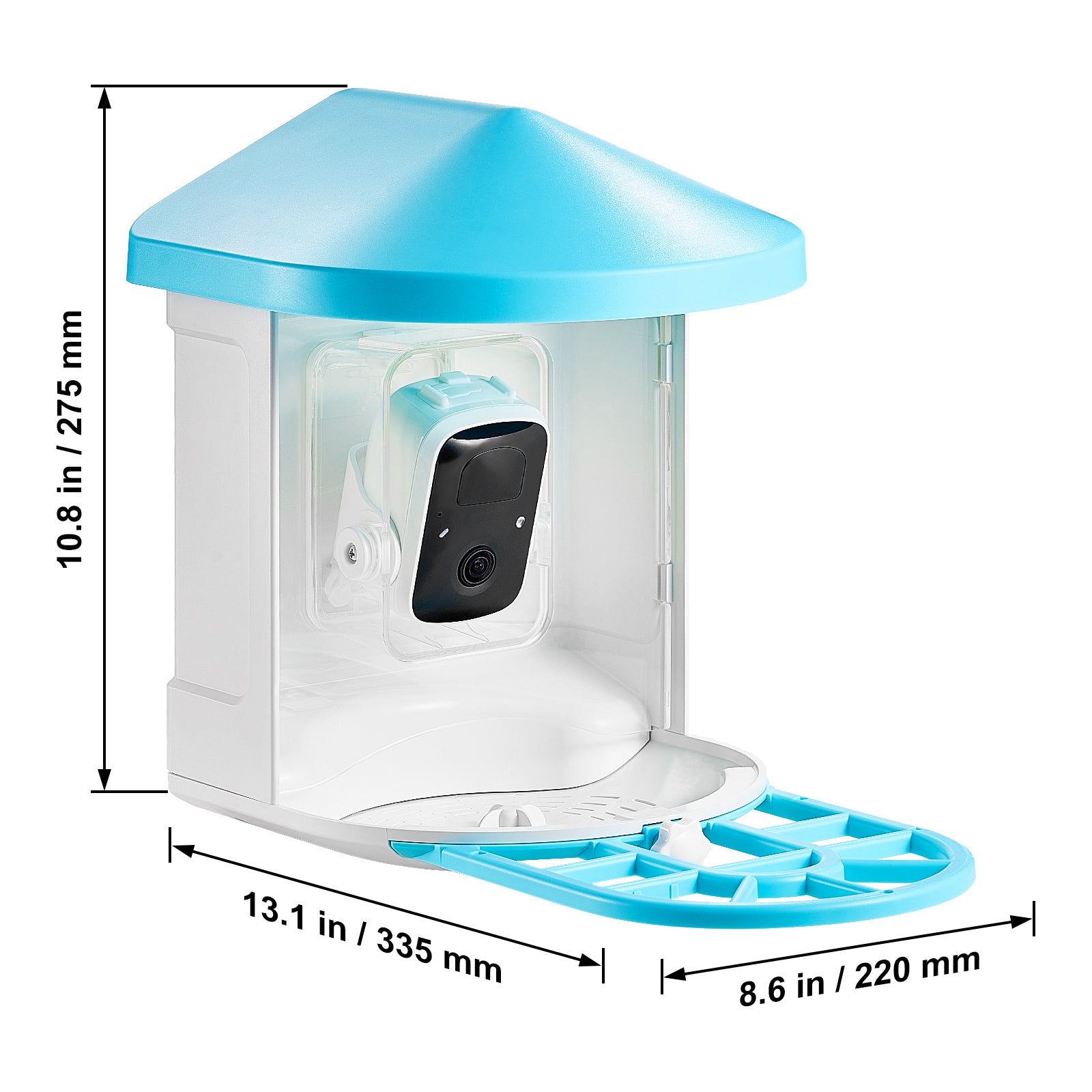 Smart Bird Feeder with Camera 2K HD AI Identify Bird Species Auto Capture