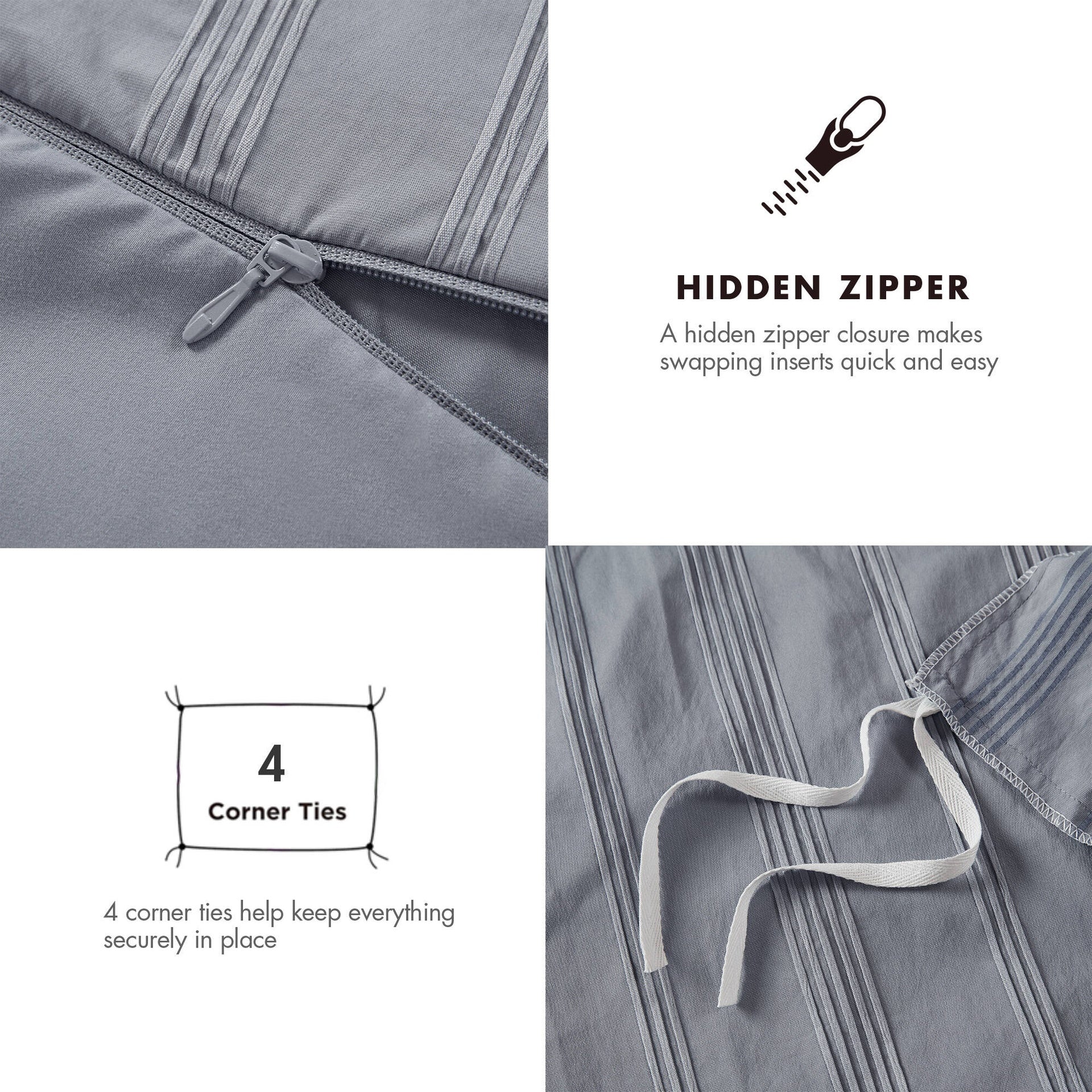 7-Piece Full Woven Striped Comforter Set