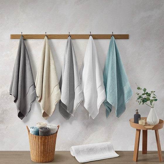 100% Cotton Tufted 3000 GSM Reversible Bath Rug Blue 21x34"