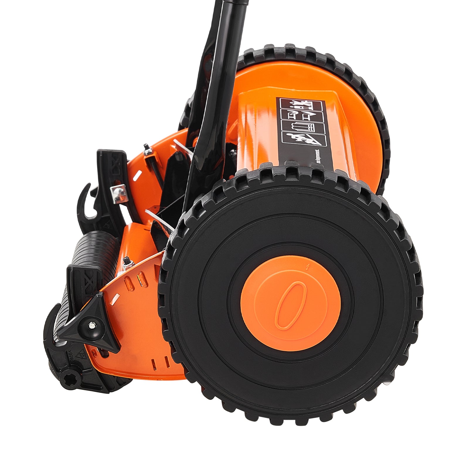 14" Manual Push Reel Lawn Mower 5-Blade Adjustable Height Grass Catcher 2 Wheels
