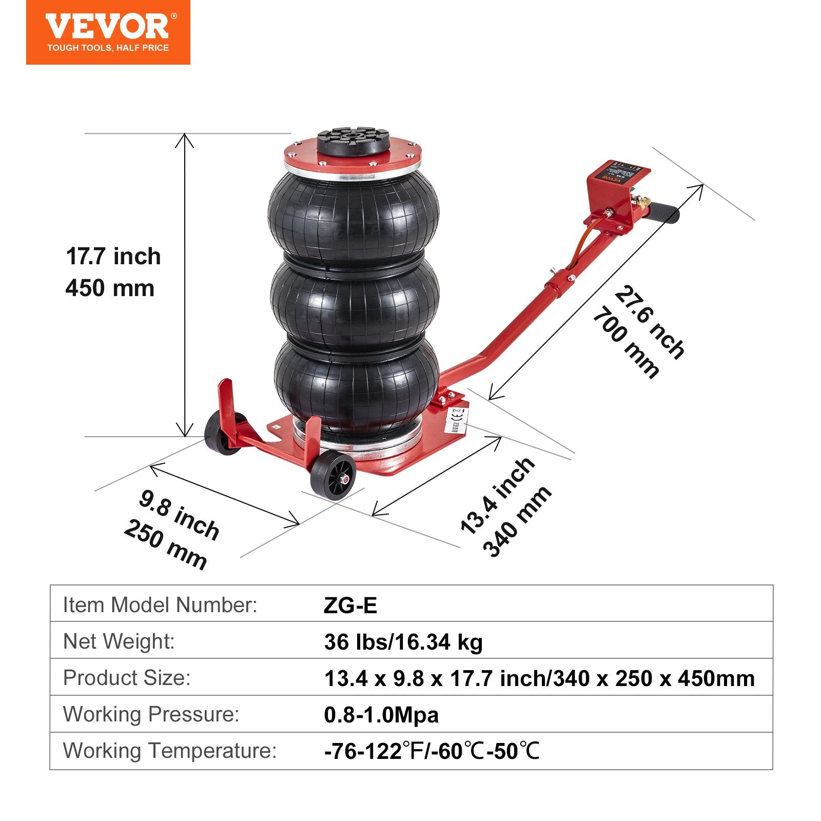 Magnetic Drill, 1550W 2" Boring Diameter, 2922lbf/13000N 500 RPM Portable Electric Mag Drill Press with Variable Speed, Drilling Machine for any Surface Home Improvement Industry Railway