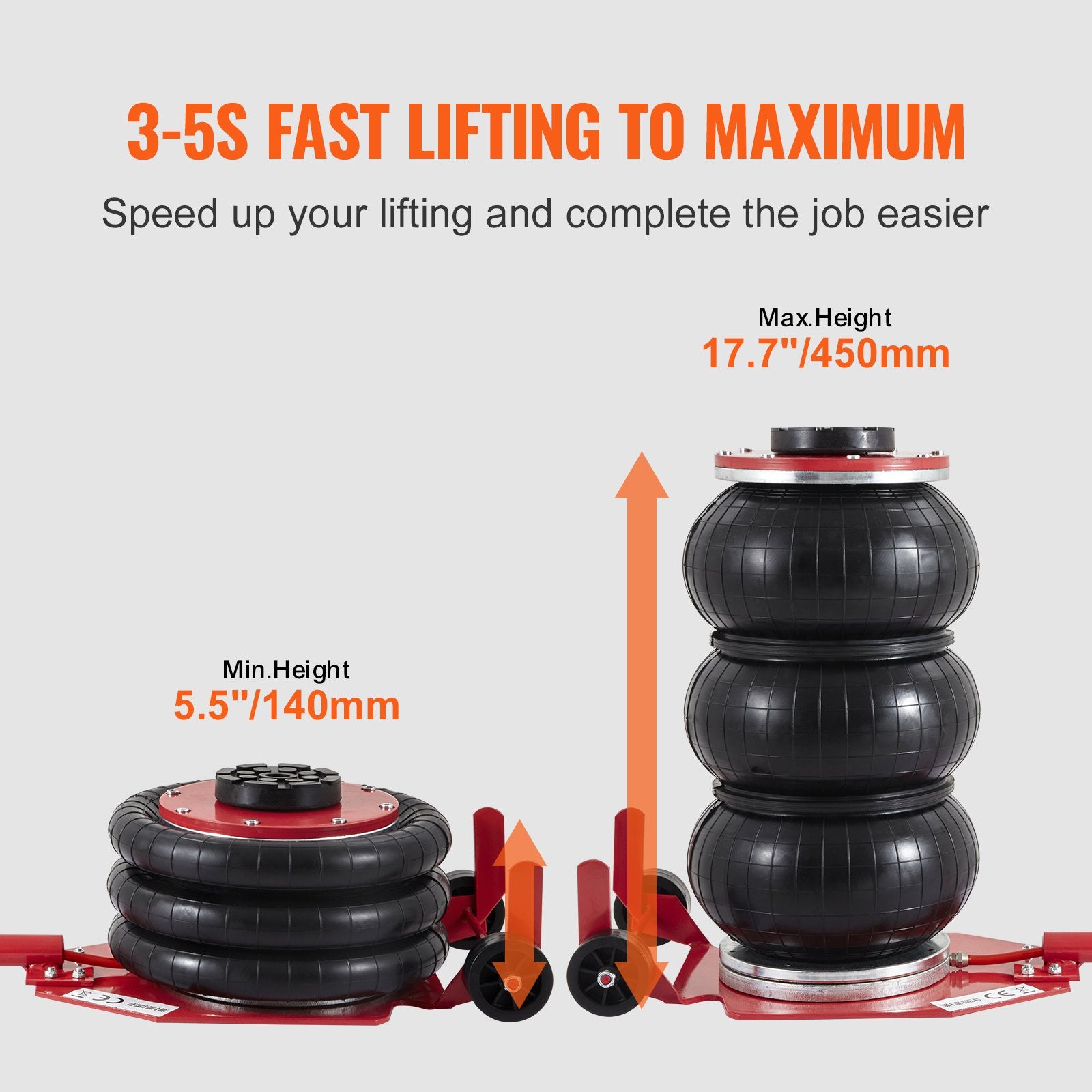 Magnetic Drill, 1550W 2" Boring Diameter, 2922lbf/13000N 500 RPM Portable Electric Mag Drill Press with Variable Speed, Drilling Machine for any Surface Home Improvement Industry Railway