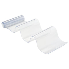 Clear PVC Strip Curtain, 84 in Height x 36 in Width x 0.08 in Thickness, 6 PCS Walk in Freezer Cooler Curtain Strips, Thermal Insulating Plastic Door Strips for Warehouse, Freezer, Garage Doors
