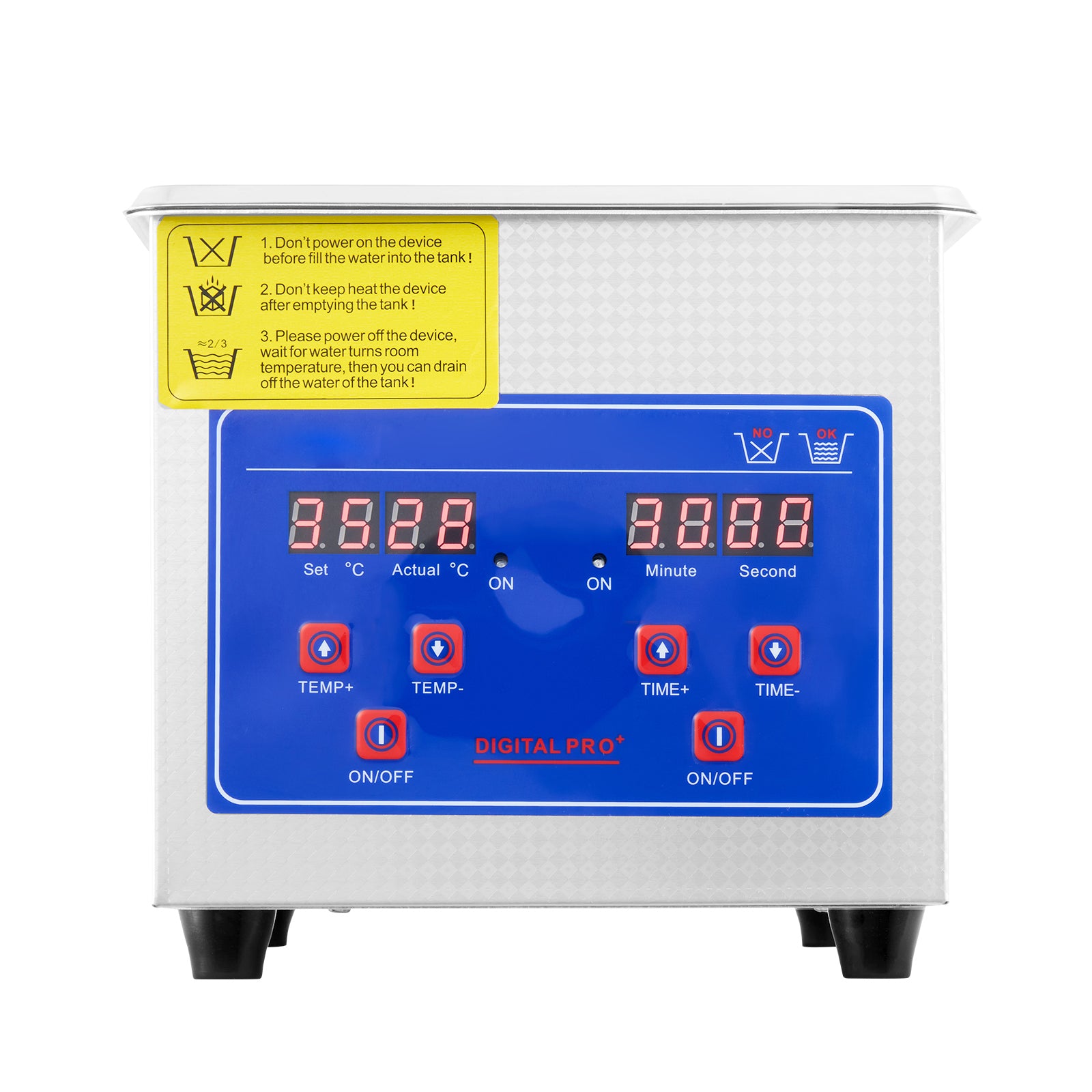 Ultrasonic Cleaner 1.3L Professional Ultrasonic Cleaner with Digital Timer 40kHz Excellent Ultrasonic Cleaning Machine 110V for Jewelry Watch Ring Coin Diamond Eyeglasses Small Parts Cleaning